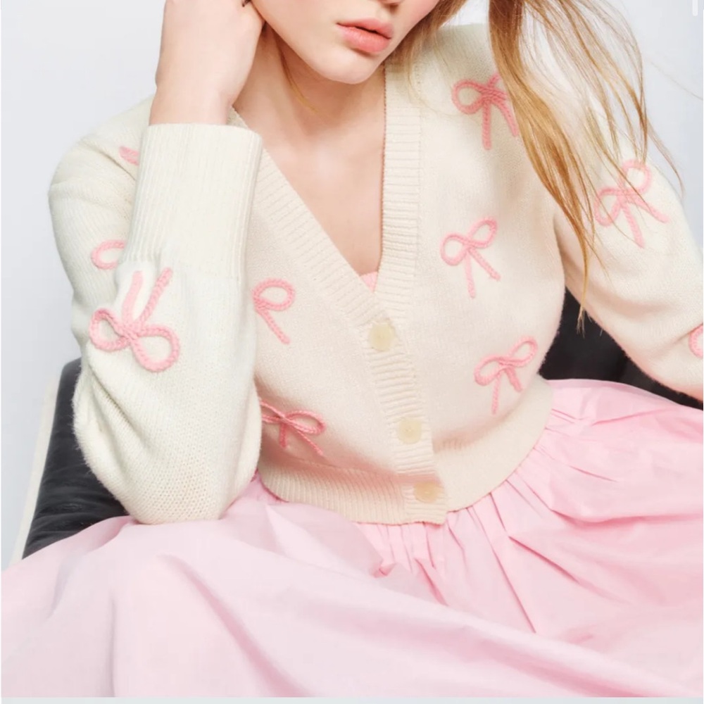 LOVESHACKFANCY SWEATER CARDIGAN